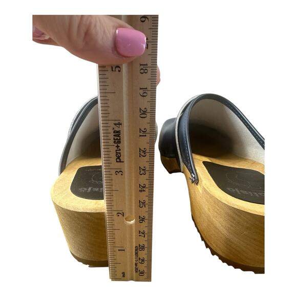 VOLLSJO ORIGINAL SWEDISH DESIGN CLOGS NAVY BLUE WOMENS SIZE 41 (11) - Picture 5 of 10